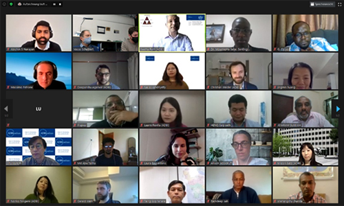 A Screenshot of the Participants in a Live Zoom Session on the CWIS Training Program